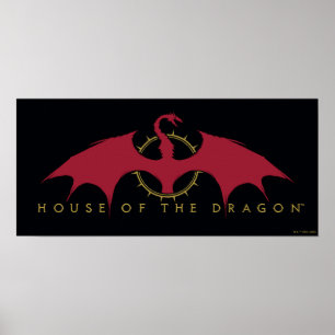 KAMMAREN FÖR DRAGON Red Dragon Graphic Poster