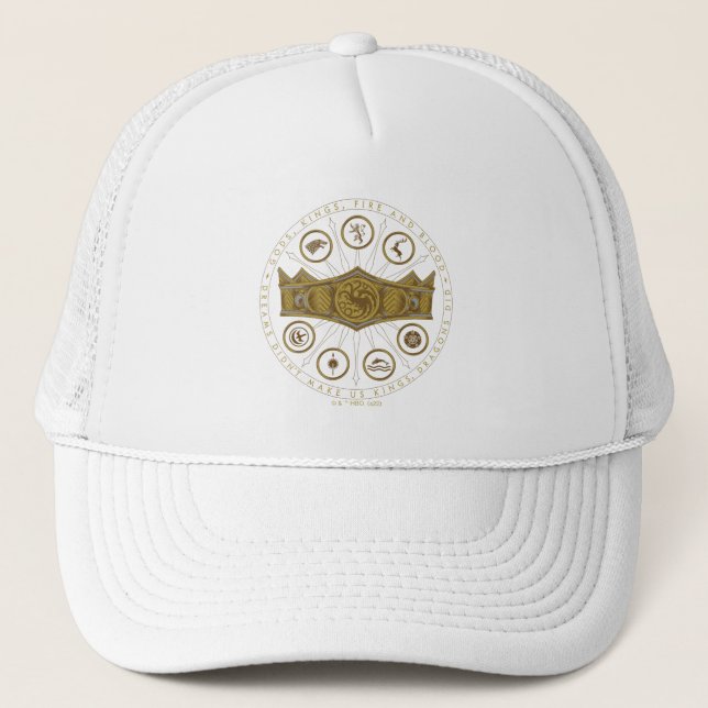 KAMMAREN FÖR DRAGON | Sju Kingdoms Krona Graphic Keps (Framsida)