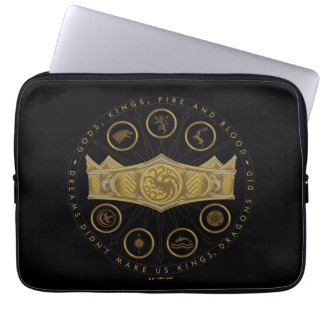 KAMMAREN FÖR DRAGON | Sju Kingdoms Krona Graphic Laptop Fodral