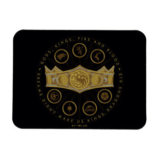 KAMMAREN FÖR DRAGON | Sju Kingdoms Krona Graphic Magnet