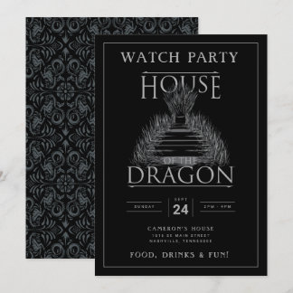 KAMMAREN FÖR DRAGON Watch-partiets inbjudan