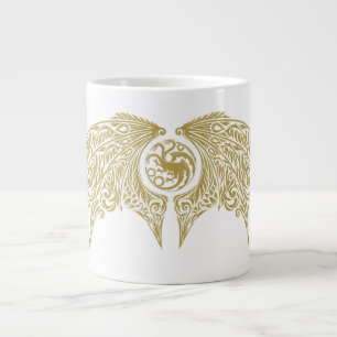 KAMMAREN FÖR DRAGON   Winged Targaryen Vapensköld Jumbo Mugg