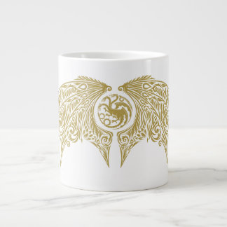 KAMMAREN FÖR DRAGON | Winged Targaryen Vapensköld Jumbo Mugg
