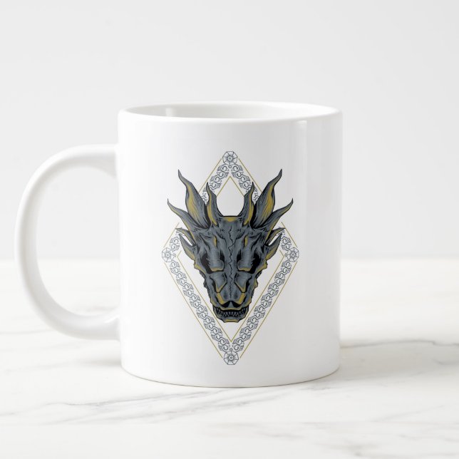 KAMMAREN FÖR DRAGONEN | Balerion Skull Diamond Vap Jumbo Mugg (Vänster)