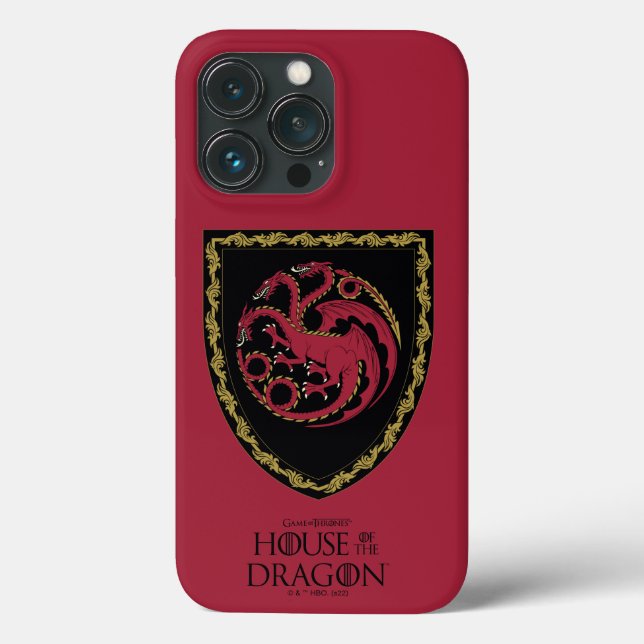 KAMMAREN FÖR DRAGONEN | House Targaryen Vapensköld (Baksida)