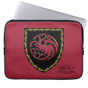 KAMMAREN FÖR DRAGONEN House Targaryen Vapensköld Laptop Fodral