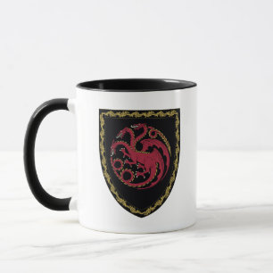 KAMMAREN FÖR DRAGONEN House Targaryen Vapensköld Mugg