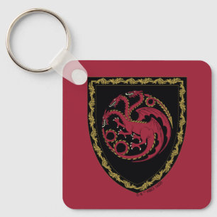 KAMMAREN FÖR DRAGONEN House Targaryen Vapensköld Nyckelring