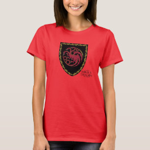 KAMMAREN FÖR DRAGONEN House Targaryen Vapensköld T Shirt