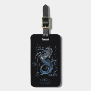 KAMMAREN FÖR DRAGONEN House Velaryon Sigil Bagagebricka