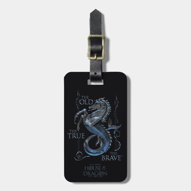 KAMMAREN FÖR DRAGONEN | House Velaryon Sigil Bagagebricka (Vertikal Framsida)