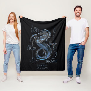 KAMMAREN FÖR DRAGONEN House Velaryon Sigil Fleecefilt