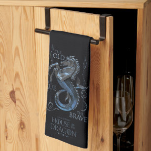 KAMMAREN FÖR DRAGONEN House Velaryon Sigil Kökshandduk
