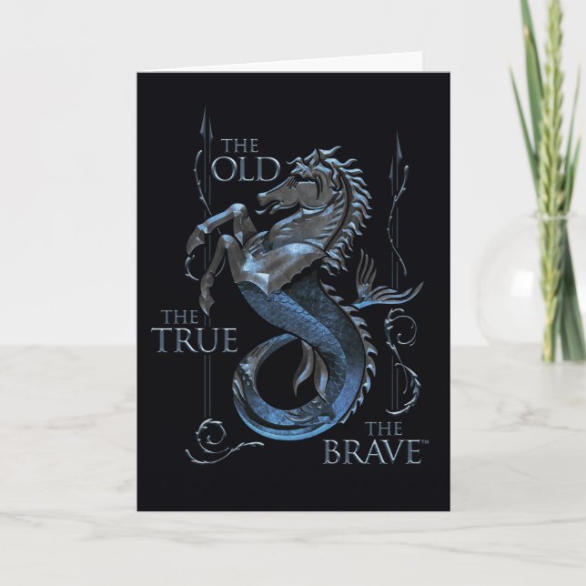 KAMMAREN FÖR DRAGONEN | House Velaryon Sigil Kort (Framsida)