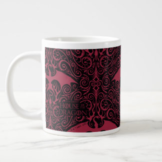 KAMMAREN FÖR DRAGONEN | Red Dragon Filigree Mönste Jumbo Mugg