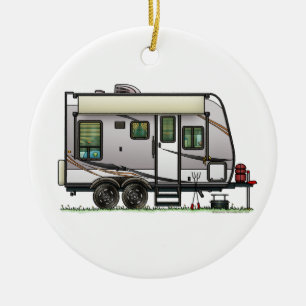 Kammaren för Jayco Trailer RV lycklig Julgransprydnad Keramik