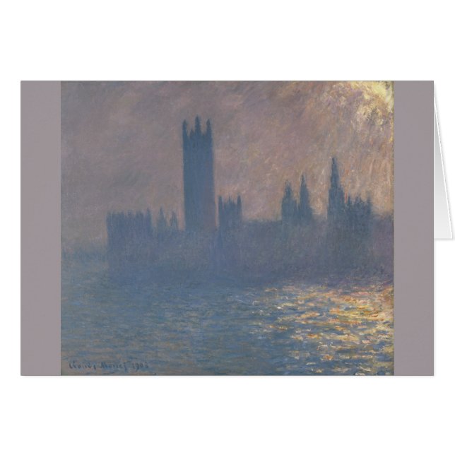 Kammarens soleffekt i Monet Hälsningskort (Framsidan Horizontal)