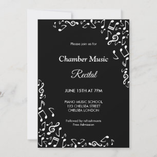 Kammarmusikkonsert Klassisk Musik Inbjudningar