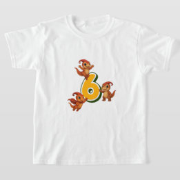 Kammli Dino Födelsedagskläder – 6 år T Shirt