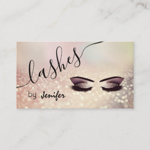 Kammussla lyxmakeup ögon calligraphy visitkort