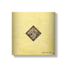 Kammussla och svart Stil, modern konst