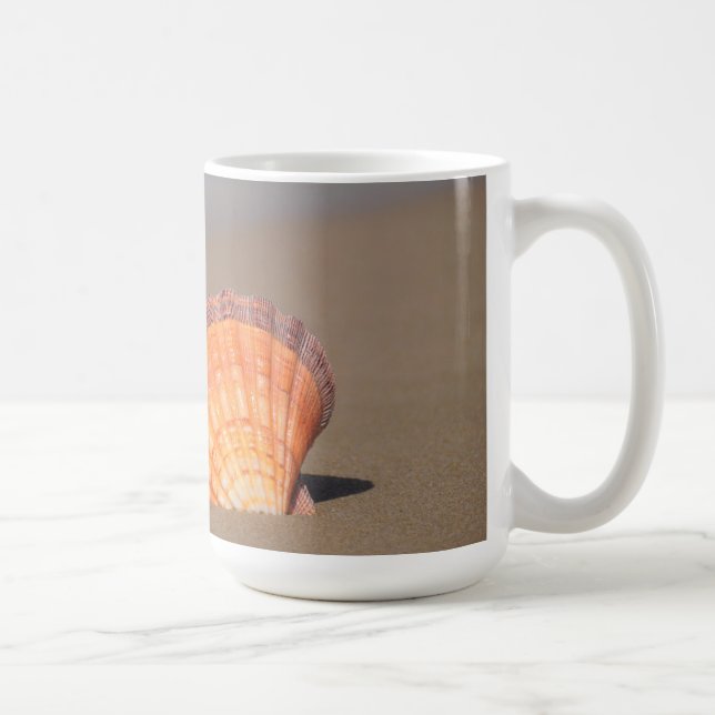 Kammussla Shell| Crete, Grekland Kaffemugg (Höger)