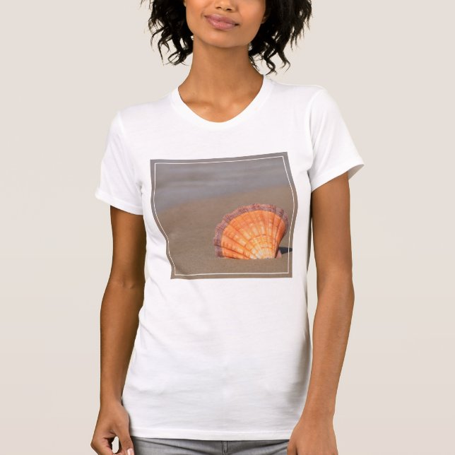 Kammussla Shell| Crete, Grekland Tee Shirt (Framsida)
