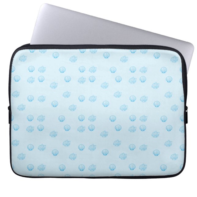 Kammusslor Kontur Minimalism Laptop Fodral (Framsidan)