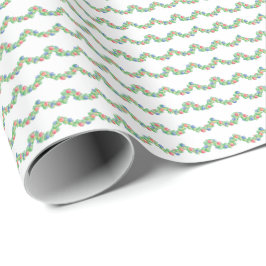 Kammusslor skal Garland omslagspapper Presentpapper