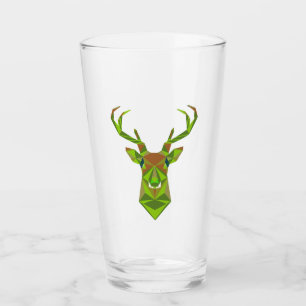 Kamo Geometric Hjort Head Glaskopp