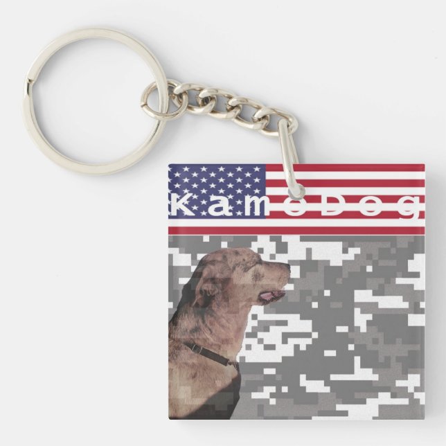 KamoDog spike w/Flag Keychain (Framsidan)