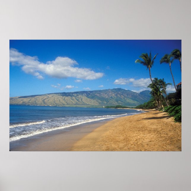 Kamole Beach Kihei Maui Hawaii Poster (Framsidan)