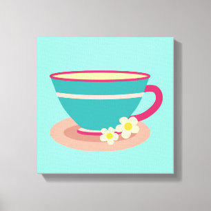 Kamomile te för te älskare canvastryck
