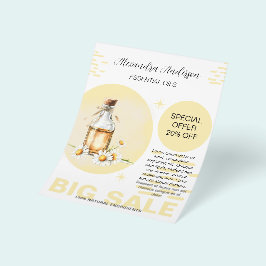 Kamomill Essentiella Oljor Akvarell Blommig Kampan Flygblad