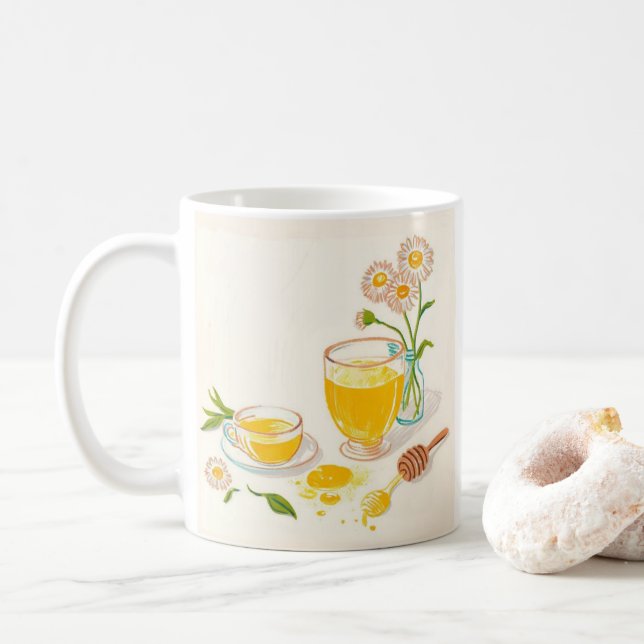 Kamomillte & Honung Söt Serenitets Mugg (Med munk)
