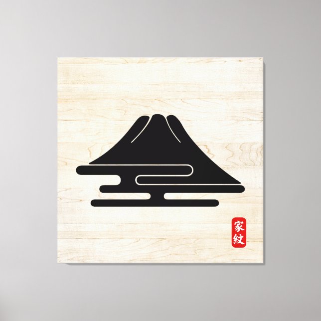 KAMON (familjestöd) Aoki-Kanvastrycket Canvastryck (Framsida)
