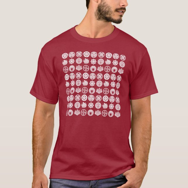 kamon pattern2 tee shirt (Framsida)