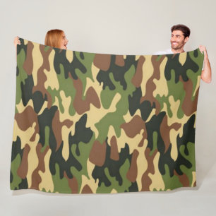 Kamouflage 1 60 x 80 Fleece Blanket
