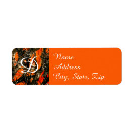 Kamouflage-adressetikett Returadress Etikett