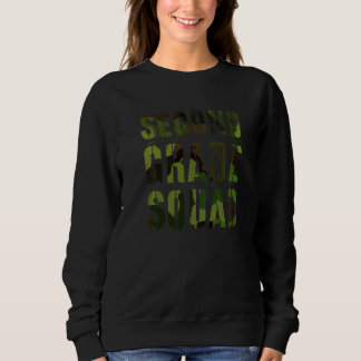 Kamouflage andra klassens squad lärare Hej 2nd gra T Shirt