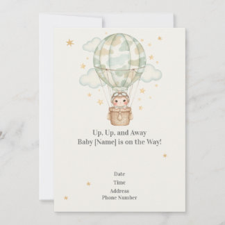 Kamouflage Armé Baby Shower Inbjudan — Militär Fam
