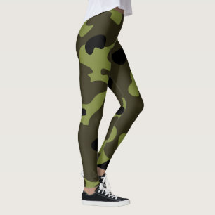 Kamouflage Armémönster Leggings