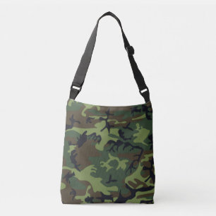 Kamouflage arméns militära kamera axelväska