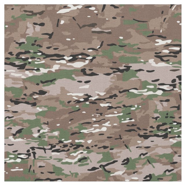 Kamouflage Army Forest Desert Camo brun khaki Tyg (Närbild)