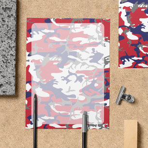 Kamouflage, Blå Vit Röd Grå, Militär, Armé
