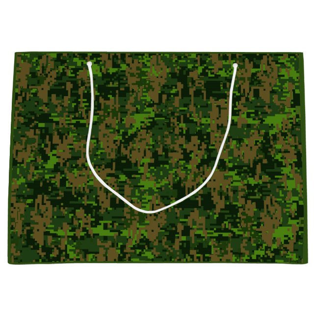 Kamouflage-dekoration för Woodland Stil Digital Gr (Framsidan)