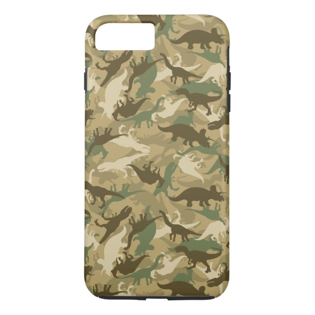 Kamouflage Dinosaur Telefonfodral Case-Mate iPhone Skal (Baksida)