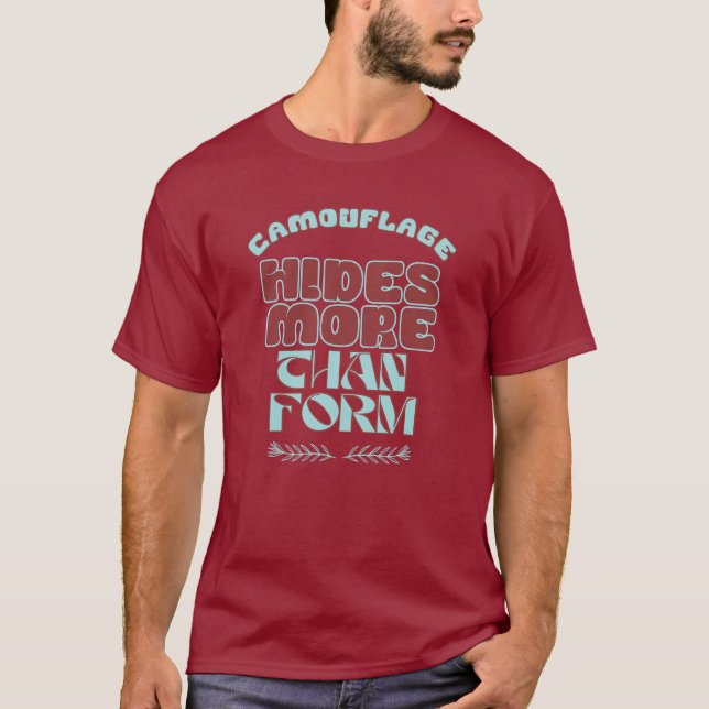 Kamouflage Expo Scout Design T Shirt (Framsida)