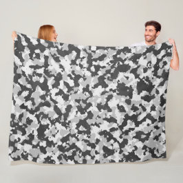 kamouflage fleece filt