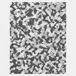 kamouflage fleece filt